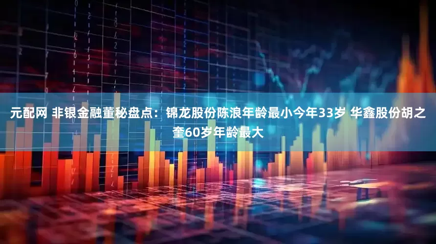 元配网 非银金融董秘盘点：锦龙股份陈浪年龄最小今年33岁 华鑫股份胡之奎60岁年龄最大